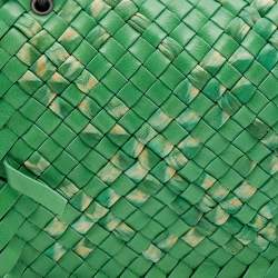 Pre Owned حقيبة كتف بوتيغا فينيتا جلد إنترشياتو أخضر 