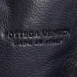 Pre Owned Bottega Veneta Grey Intrecciato Leather Shoulder Bag