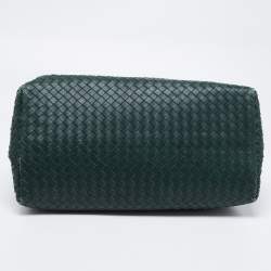 حقيبة يد توتس بوتيغا فينيتا روما جلد إنترشييتو أخضر متوسطة   