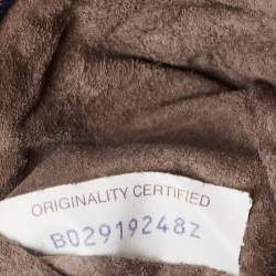 Pre Owned Bottega Veneta Blue Intrecciato Leather Nodini Crossbody Bag