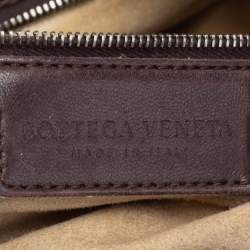 Pre Owned Bottega Veneta Brown Intrecciato Veneta Hobo