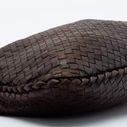 Pre Owned Bottega Veneta Brown Intrecciato Veneta Hobo