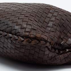 Pre Owned Bottega Veneta Brown Intrecciato Veneta Hobo