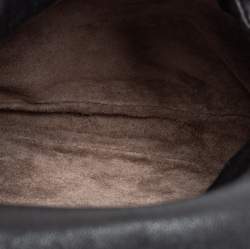 Pre Owned Bottega Veneta Black Intrecciato Leather Belt Bag