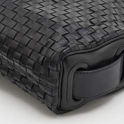 Pre Owned Bottega Veneta Intrecciato Leather Top Handle Bag