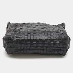 Pre Owned Bottega Veneta Intrecciato Leather Top Handle Bag
