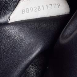 Pre Owned Bottega Veneta Black Intrecciato Leather BV Twist Clutch