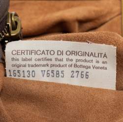 Pre Owned Bottega Veneta Brown Lizard Lavorazione Fatta a Aano Frame Satchel