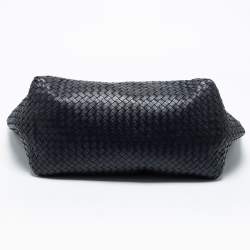 Pre Owned Bottega Veneta Black Intrecciato Leather Tote