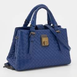 Pre Owned حقيبة يد توتس بوتيغا فينيتا ميني روما  جلد انترشياتو بيج