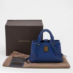 Pre Owned حقيبة يد توتس بوتيغا فينيتا ميني روما  جلد انترشياتو بيج