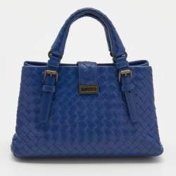 Pre Owned حقيبة يد توتس بوتيغا فينيتا ميني روما  جلد انترشياتو بيج