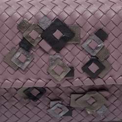 مملوكة مسبقًا Bottega Veneta Purple Intrecciato Leather Olimpia Shoulder Bag