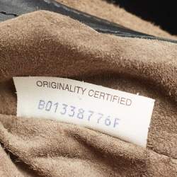 Pre Owned Bottega Veneta Black Intrecciato Leather Medium Roma Tote