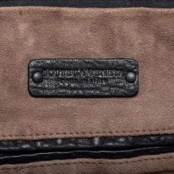 Pre Owned Bottega Veneta Beige Watersnake Double Zip Satchel