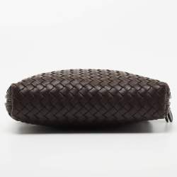 Pre Owned حقيبة كروس بوتيغا فينيتا نوديني جلد انترشياتو بنفسجي