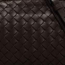 Pre Owned حقيبة كروس بوتيغا فينيتا نوديني جلد انترشياتو بنفسجي