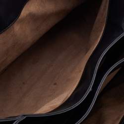 Pre Owned Bottega Veneta Black Intrecciato Leather Roma Tote