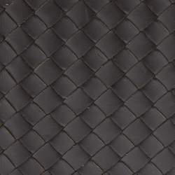Pre Owned Bottega Veneta Dark Brown Intrecciato Leather Bifold Wallet