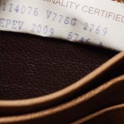 Pre Owned Bottega Veneta Brown Intrecciato Leather Zip Around Wallet