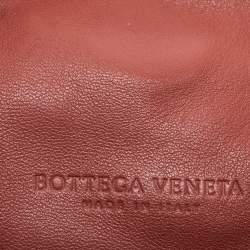 Pre Owned Bottega Veneta Brown Intrecciato Leather Parachute Shoulder Bag