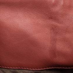 Pre Owned Bottega Veneta Brown Intrecciato Leather Parachute Shoulder Bag