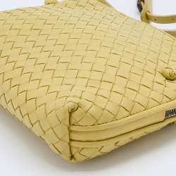 Pre Owned Bottega Veneta Yellow Intrecciato Leather Nodini Shoulder Bag