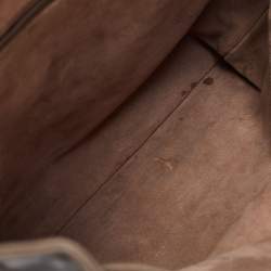 Pre Owned Bottega Veneta Brown Intrecciato Leather Backpack