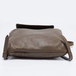 Pre Owned Bottega Veneta Brown Intrecciato Leather Backpack