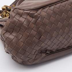مملوكة مسبقًا Bottega Veneta Brown Leather Napoli Bag