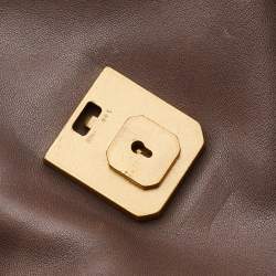 مملوكة مسبقًا Bottega Veneta Brown Leather Napoli Bag