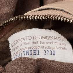 Pre Owned Bottega Veneta Beige Intrecciato Leather Hobo