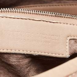 Pre Owned Bottega Veneta Beige Intrecciato Leather Hobo