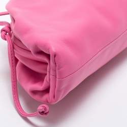 مملوكة مسبقًا حقيبة بوتيغا فينيتا بوش جلد أحمر داكن صغيرة