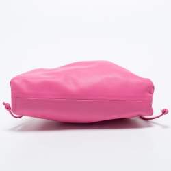 مملوكة مسبقًا حقيبة بوتيغا فينيتا بوش جلد أحمر داكن صغيرة