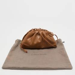 Pre Owned Bottega Veneta Brown Leather Mini The Pouch Bag
