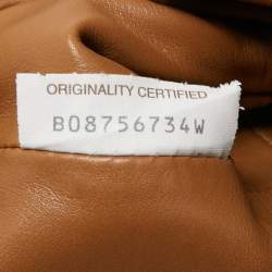 Pre Owned Bottega Veneta Brown Leather Mini The Pouch Bag