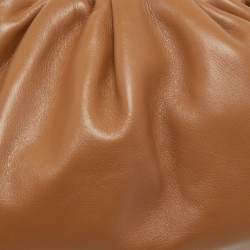 Pre Owned Bottega Veneta Brown Leather Mini The Pouch Bag