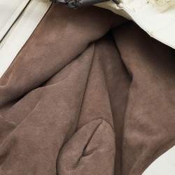 Pre Owned Bottega Veneta White Leather Shopping Tote