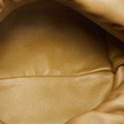 Pre Owned حقيبة كلتش بوتيغا فينيتا جلد سوداء بسلسلة 