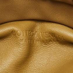 Pre Owned حقيبة كلتش بوتيغا فينيتا جلد سوداء بسلسلة 