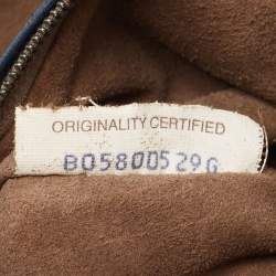 مملوكة مسبقًا Bottega Veneta Blue Intrecciato Leather Nodini Crossbody Bag