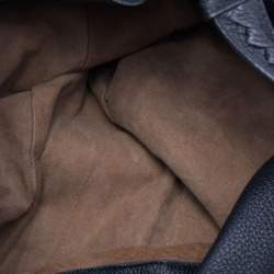 Pre Owned Bottega Veneta Black Leather Cervo Hobo