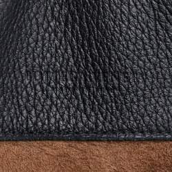 Pre Owned Bottega Veneta Black Leather Cervo Hobo