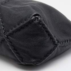 Pre Owned Bottega Veneta Black Leather Cervo Hobo