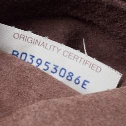 Pre Owned Bottega Veneta Pink Intrecciato Leather Large Nodini Crossbody Bag