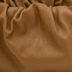 Pre Owned Bottega Veneta Brown Leather Chain Pouch Shoulder Bag