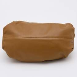 Pre Owned Bottega Veneta Brown Leather Chain Pouch Shoulder Bag