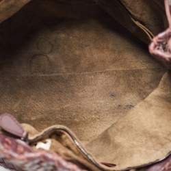 مملوكة مسبقًا Bottega Veneta Burgundy Intrecciato Leather Bella Tote