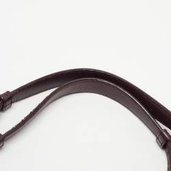 مملوكة مسبقًا Bottega Veneta Burgundy Intrecciato Leather Bella Tote